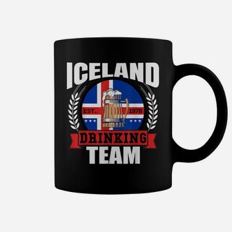 Iceland Drinking Team Funny Icelandic Flag Beer Party Gift Coffee Mug | Crazezy CA