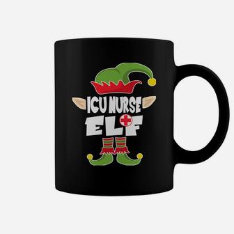 Icu Nurse Elf Squad Shirt Nursing Christmas Elf Costume Coffee Mug | Crazezy UK