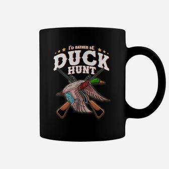 I'd Rather Be Duck Hunt Duck Coffee Mug | Crazezy