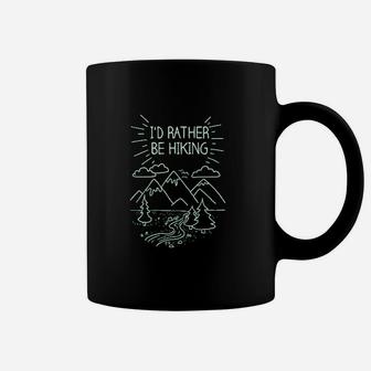 Id Rather Be Hiking Funny Summer Nature Camping Coffee Mug | Crazezy