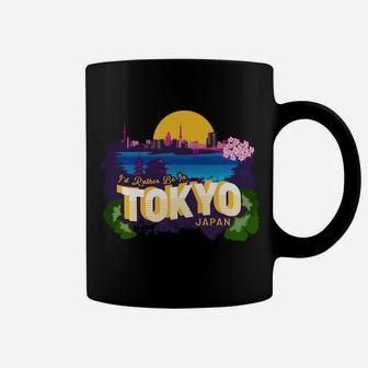 I'd Rather Be In Tokyo Japan Vintage Souvenir Coffee Mug | Crazezy AU