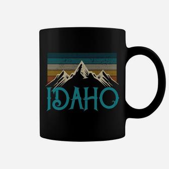 Idaho Vintage Mountains Nature Hiking Pride Souvenirs Gift Coffee Mug | Crazezy AU