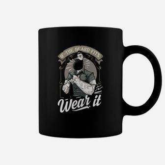 If The Beard Fits Wear It Hipster Design Coffee Mug - Thegiftio UK