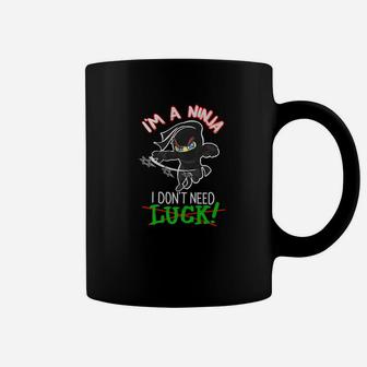 Im A Ninja I Dont Need Luck Cute St Paddys Funny Gift Coffee Mug - Thegiftio UK