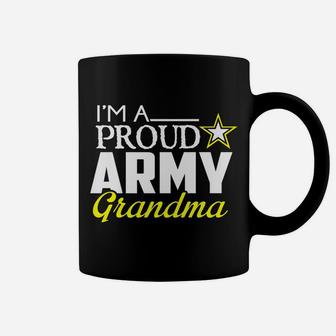 I'm A Proud Army Grandma Design Military Grandma Coffee Mug | Crazezy