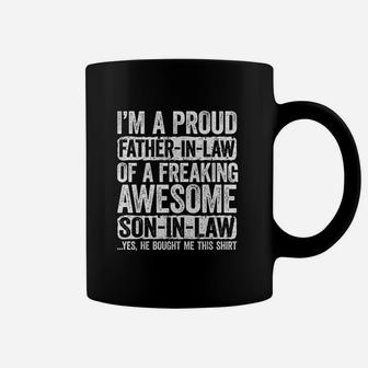Im A Proud Father In Law Of Son In Law Coffee Mug | Crazezy CA