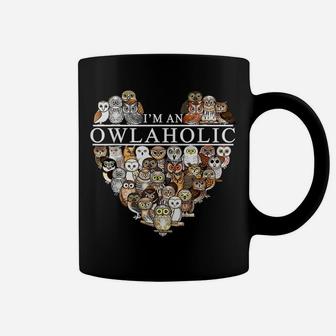 I'm An Owlaholic Funny Owl Animal Bird Nature Lover Gift Tee Coffee Mug | Crazezy UK