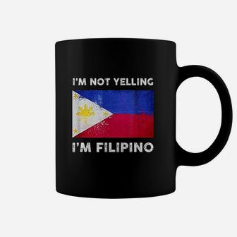 Im Not Yelling Im Filipino Philippines Flag Coffee Mug | Crazezy