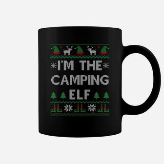 I'm The Camping Elf Funny Camper Camp Lover Ugly Christmas Sweatshirt Coffee Mug | Crazezy CA