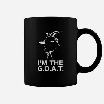 Im The Greatest Of All Time Funny Goat Coffee Mug - Thegiftio UK