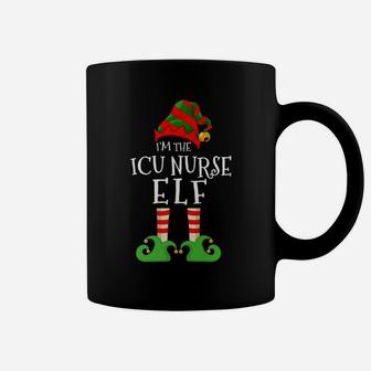 I'm The Icu Nurse Elf Cool Matching Christmas Pajama Costume Coffee Mug | Crazezy