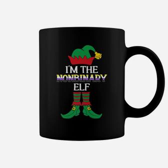 I'm The Nonbinary Elf Funny Xmas Gift Family Group Lgbtq Coffee Mug | Crazezy DE
