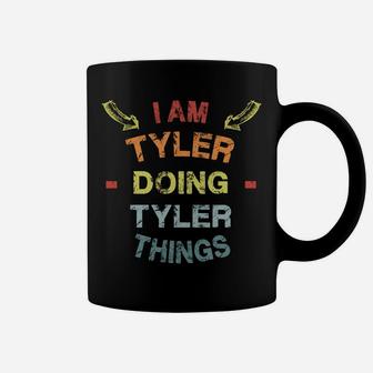 I'm Tyler Doing Tyler Things Cool Funny Christmas Gift Coffee Mug | Crazezy