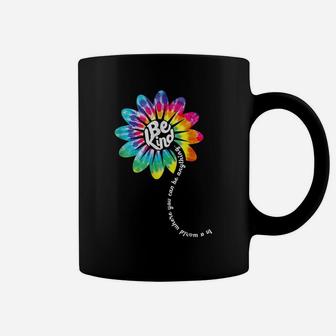 In A World Where You Can Be Anything Be Daisy Flower Rainbow Coffee Mug | Crazezy UK