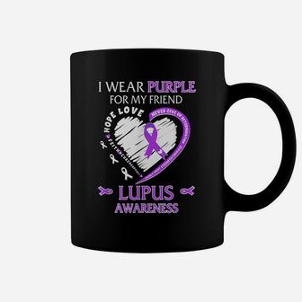 In May I Wear Purple For My Friend Lupus Awareness Month Coffee Mug | Crazezy