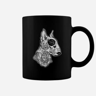 Inked Bull Terrier Tattoo Coffee Mug | Crazezy