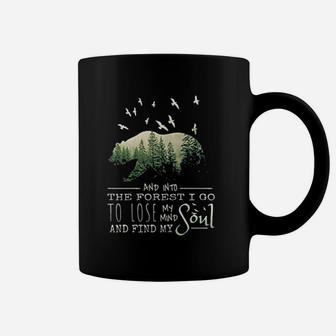 Into The Forest I Go Hiking Camping Nature Lover Gift Coffee Mug | Crazezy DE