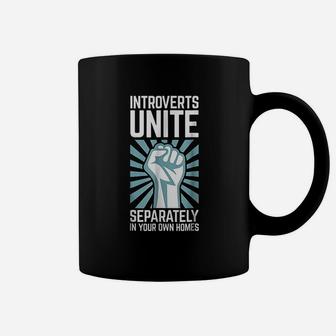 Introverts Unite Separately In Your Own Homes Coffee Mug - Thegiftio UK