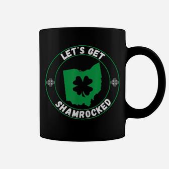 Irish American Ohio Map St Patricks Day Costume Coffee Mug - Monsterry AU