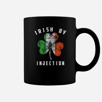 Irish By Injection Cute Ireland Celebration Funny Gift Coffee Mug - Thegiftio