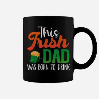 Irish Dad St Patricks Day Drinking For Father Coffee Mug - Monsterry