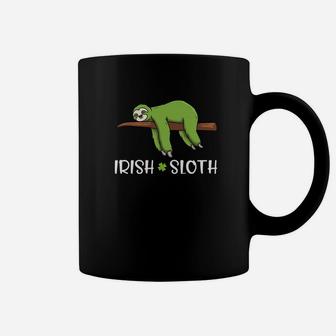Irish Green Sloth Funny Shamrock St Patricks Day Coffee Mug - Thegiftio UK