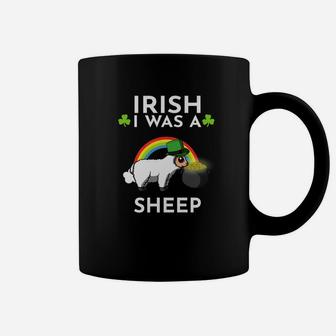 Irish I Was A Sheep Leprechaun St Patricks Day Coffee Mug - Thegiftio UK