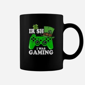 Irish I Was Gaming For Lucky Gamer Player Coffee Mug - Monsterry AU
