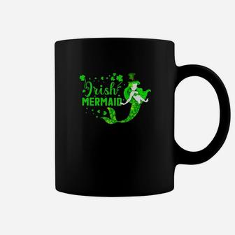 Irish Mermaid St Patrick's Day Coffee Mug - Monsterry