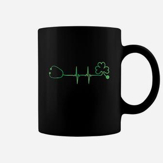 Irish Nurse Heartbeat Coffee Mug | Crazezy DE