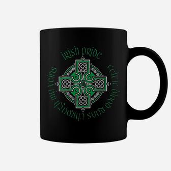 Irish Pride Celtic Blood Runs Through My Veins Coffee Mug - Monsterry UK