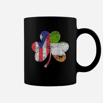 Irish Puerto Rican Flag Ireland Shamrock St Patricks Day Coffee Mug - Thegiftio UK