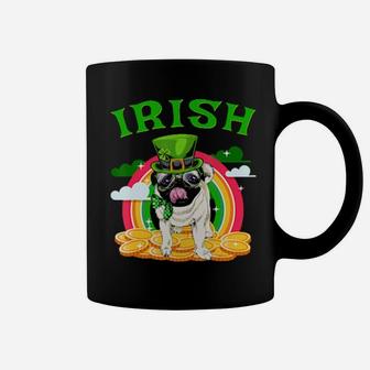 Irish Pug Funny St Patricks Day Leprechaun Dog Coffee Mug - Monsterry UK