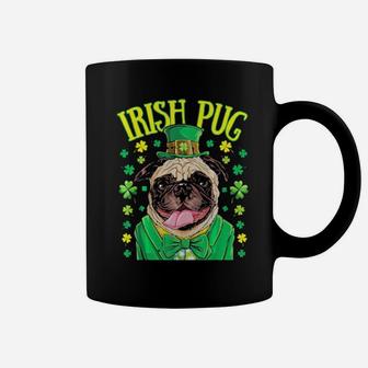 Irish Pug Leprechaun St Patricks Day Boys Dog Lover Coffee Mug - Monsterry UK