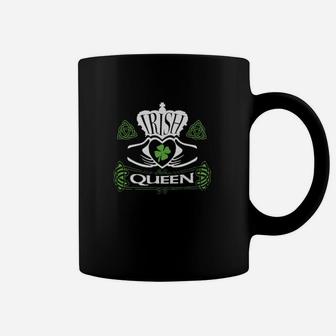 Irish Queen St Patricks Day Irish Pride Langarm Coffee Mug - Monsterry UK