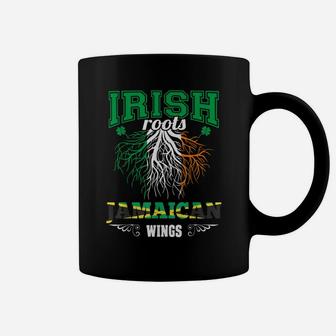 Irish Roots Jamaican Wings St Patrick Day Gift Coffee Mug | Crazezy AU