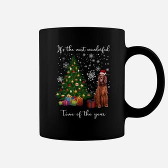 Irish Setter Dog It's The Most Wonderful Time Of The Year Sweatshirt Coffee Mug | Crazezy