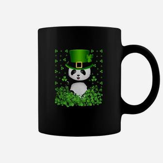 Irish Shamrock Leprechaun Panda St Patricks Day Coffee Mug - Monsterry UK