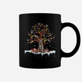 Irish Wolfhound Reindeer Costume Christmas Ornaments Sweatshirt Coffee Mug | Crazezy