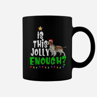 Is This Jolly Enough Xmas Welsh Springer Spaniel Coffee Mug - Monsterry DE