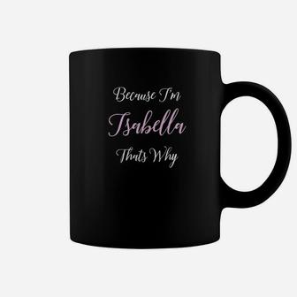 Isabella Name Personalized Women Cute Pink Girl Gift Coffee Mug - Thegiftio UK