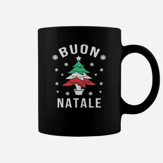 Italian Flag Christmas Tree Buon Natale Sweatshirt Coffee Mug | Crazezy CA