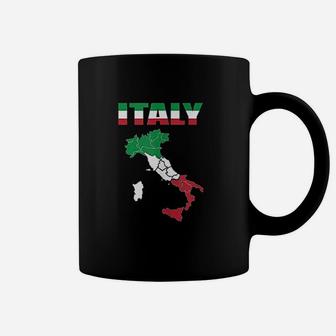Italian Flag On Italy Coffee Mug | Crazezy AU