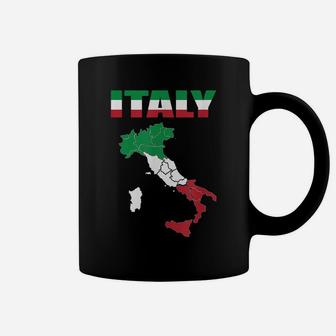Italian Flag On Italy Italia Coffee Mug | Crazezy