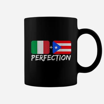 Italian Plus Puerto Rican Perfection Heritage Gift Coffee Mug | Crazezy CA