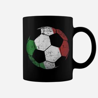 Italy Soccer Ball Flag Jersey Shirt - Italian Football Gift Coffee Mug | Crazezy