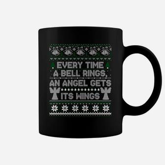 It's A Wonderful Life Every Time A Bell Rings Ugly Sweater Sweatshirt Coffee Mug | Crazezy CA