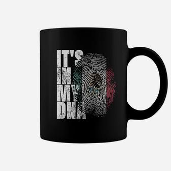 Its In My Dna Mexican Proud Hispanic Gift Mexico Flag Coffee Mug | Crazezy AU