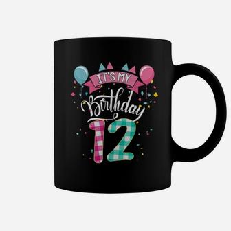 It's My 12Th Birthday 12 Year Old For Girl Coffee Mug - Monsterry