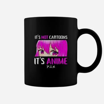 Its Not Cartoons Its Girl Manga Lover Teen Girls Gift Coffee Mug | Crazezy AU